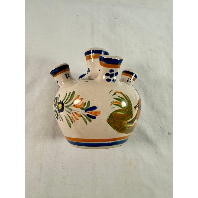 Late 19th Century Antique, Henriot Quimper, Faience, Quintal Vase For Sale - Image 5 of 9