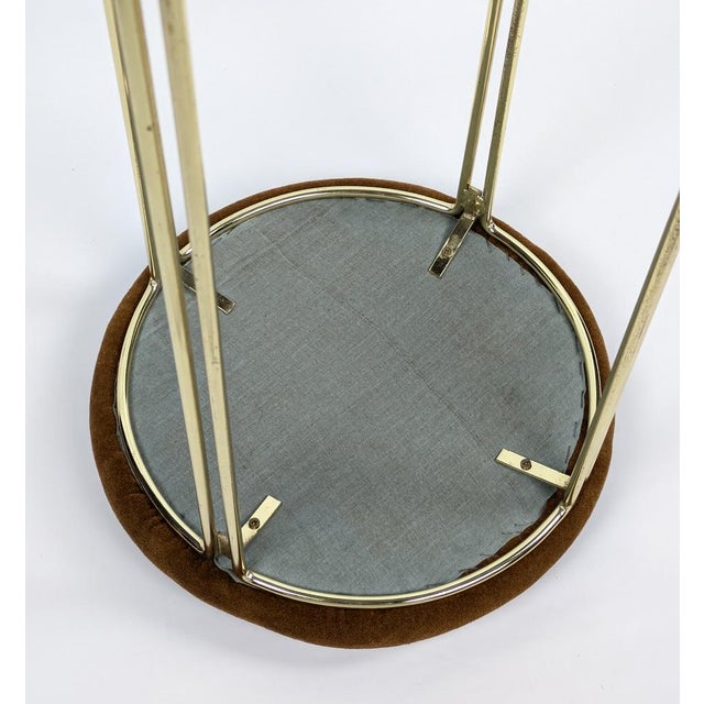 Metal Birdcage Stool with Wire Frame, France, 1980 For Sale - Image 7 of 9