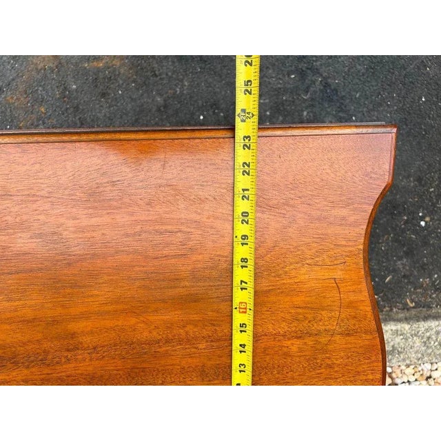 Baker Furniture History Charleston Mahogany Drop-Leaf Table. For Sale - Image 11 of 11
