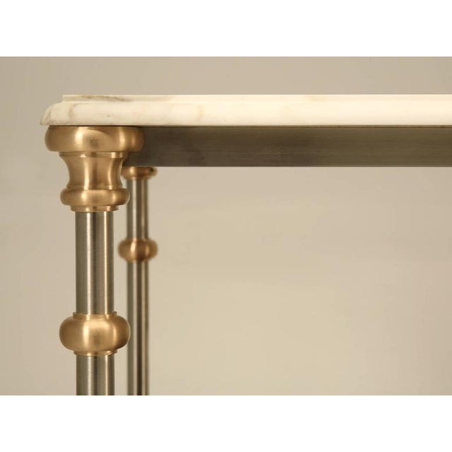 Stainless & Bronze Kitchen Island Chairish