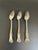 Victorian Lot of 3 Royal Plate Co Rosalie 1905 Silverplate Fruit Orange Spoons For Sale - Image 3 of 8