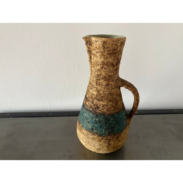 Brutalist Ceramic Vase from Terraform Studiokeramik Göllner, 1960s For Sale - Image 10 of 18