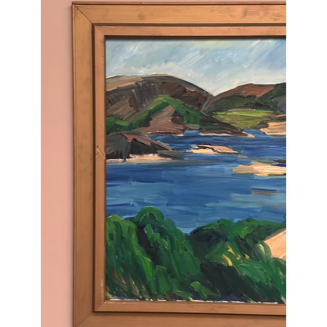 Kersti Flyckt, Lake, 1960s, Oil on Canvas For Sale - Image 11 of 18