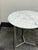 Metal Room & Board Classic Venatino Marble Round End Table For Sale - Image 7 of 12