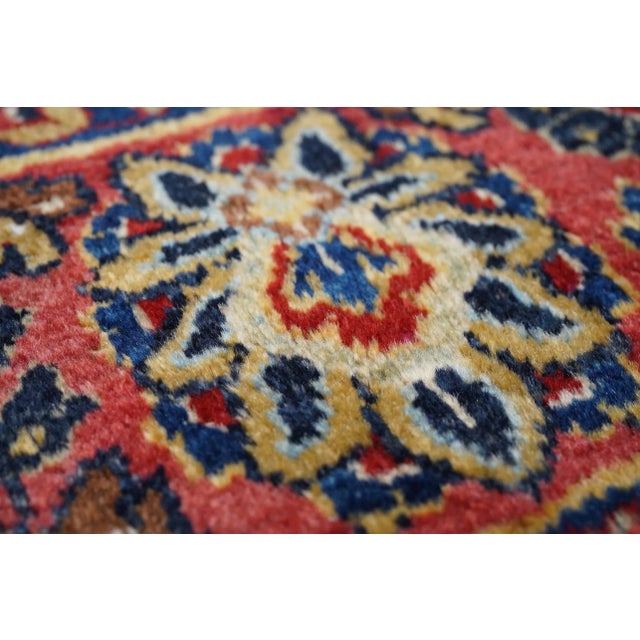 Antique Persian Sarouk Rug 6'2'' X 9'0'' For Sale - Image 4 of 9
