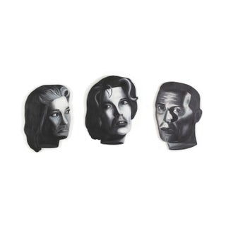 Ken Warneke – Suite of Triptych Face Paintings 1984 For Sale