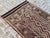 Blush Afghan Maimana Kilim Area Rug, Handwoven Wool, 5x8, Brown & Blush For Sale - Image 8 of 12