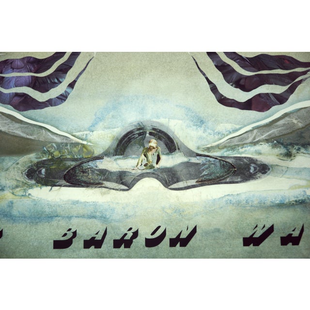 Sculpture Materials "The Baron Waits" Satirical Bond Paperwork Collage by Mickey "Kano" Kane For Sale - Image 7 of 7