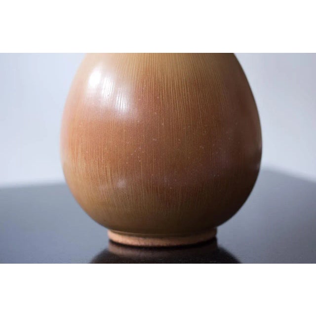 Rörstrand Stoneware Vase by Gunnar Nylund for Rörstrand, Sweden, 1940s For Sale - Image 4 of 6