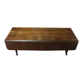 Vintage Coffee Table, Solid Cherry, Drop Side Coffee Table For Sale