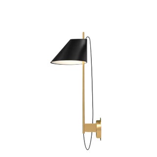 GamFratesi Black and Brass 'Yuh' Wall Light for Louis Poulsen For Sale