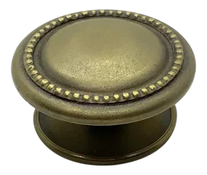 Baker Large Shield Pull With Backplate in Matte Brass