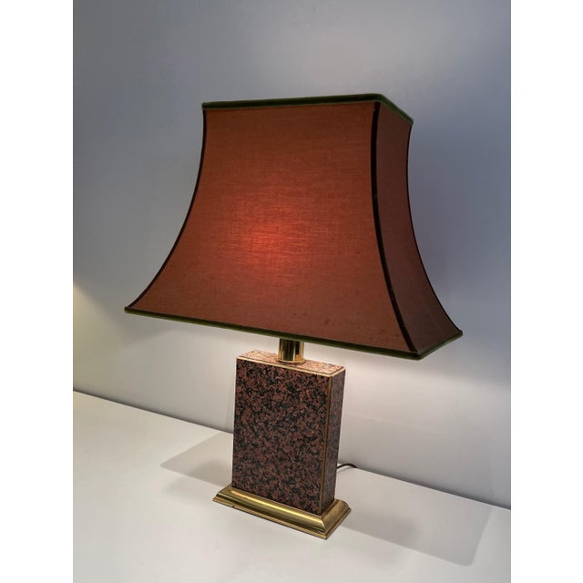 1970s 1970s Mid Century Modern Chinese Wood and Gilt Metal with Pagoda Shade Table Lamps - a Pair For Sale - Image 5 of 12