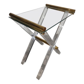 Side Table with Tray by Charles Hollis Jones, 1970s For Sale