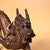 Late 19th Century Gilt Bronze Walking Dragon Figurine, 1700g, High Relief, Mythical Beast For Sale - Image 9 of 10