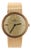 Vintage Baume Mercier 18k Yellow Gold Manual Wind Mesh Bracelet Watch For Sale