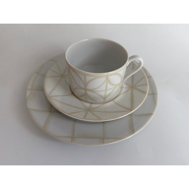 Series: lino avorio material: porcelain design: emilio bergamin for taitü cup diameter: approx. 8 cm saucer diameter:...