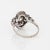 1910s Antique Portuguese Diamond Cluster Ring Platinum Sz 4.75 Art Nouveau Jewelry For Sale - Image 5 of 6