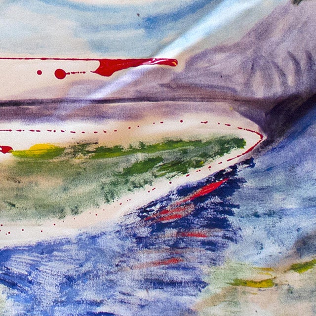 Clarity — Abstract Expressionist Painting, Acrylics on Unstretched Canvas, 60 × 60 In For Sale In Chicago - Image 6 of 7