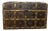Antique Anglo-Indian Wood and Brass-Bound Trunk, 19th Century For Sale