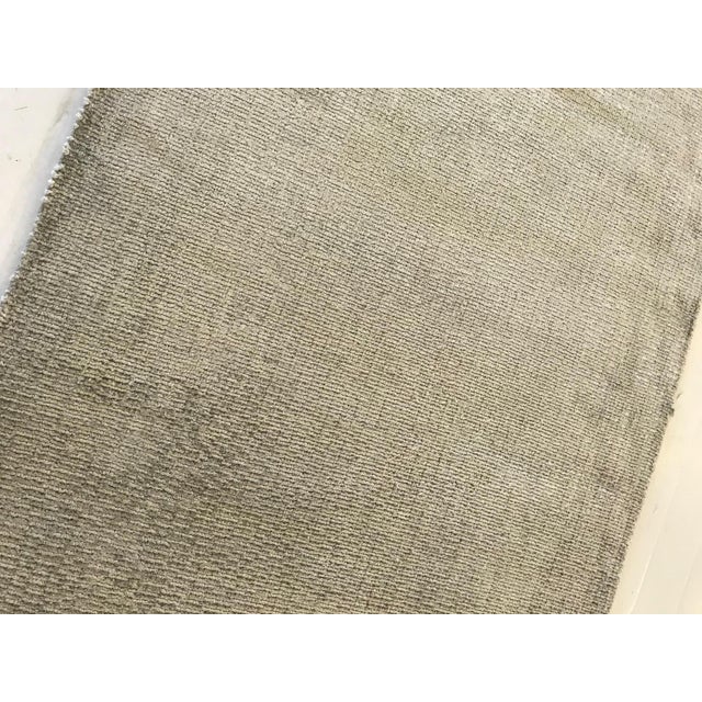 Modern Hand-Knotted Silk Runner – Subtle Texture and Elegant Sheen by Doris Leslie Blau Size: 2'4" × 12'10" (71 × 391 cm)...