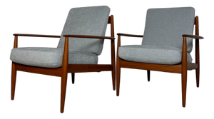 Vintage Danish Teak 118 Lounge Chair by Grete Jalk for France & Daverkosen, 1950s