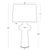 Sabina Ceramic Table Lamp For Sale In Detroit - Image 6 of 7
