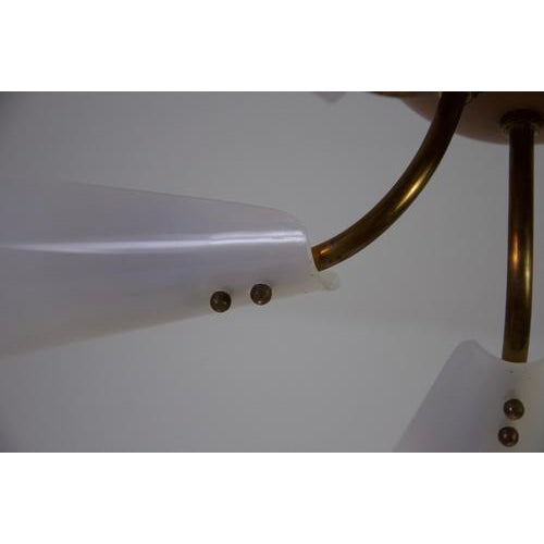 Vintage Italian Sputnik Chandelier in Brass, 1950s For Sale - Image 11 of 14
