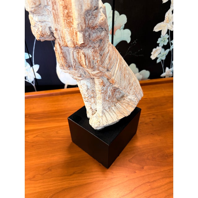 Signed Mid Century Original Austin Productions Brutalist Talll 32" Sculpture For Sale - Image 12 of 12