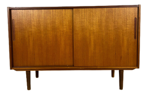 Danish Teak Sideboard with Sliding Doors, 1960s