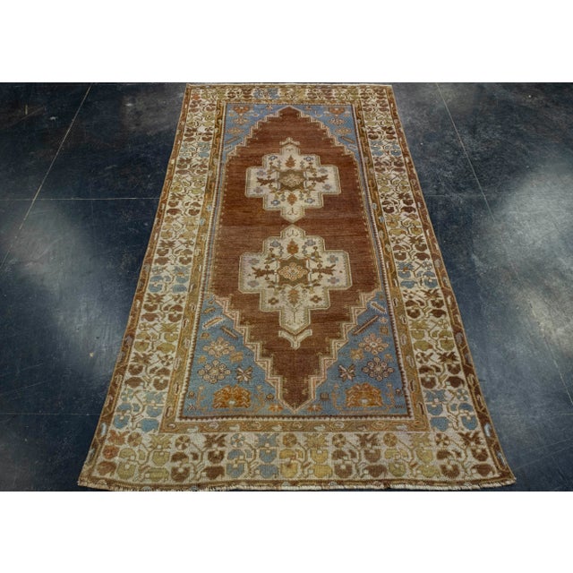 Turkish Vintage Anatolian Rug 3'6" x 6'6" #17945 Explore a curated collection of hallway runners, wool rugs, and handmade...
