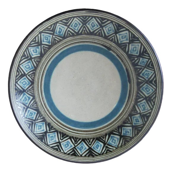 Ceramic Wall Plate from Eva Kumpmann, 1960s For Sale