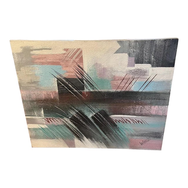 Vintage Lee Reynolds Oil on Canvas Textured Painting For Sale