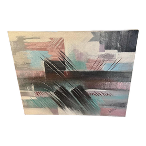 Vintage Lee Reynolds Oil on Canvas Textured Painting
