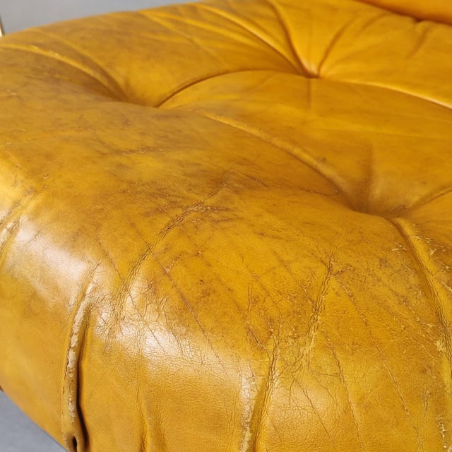 Silver Leather Armchair by Carlo De Carli for Cidue, 1960s For Sale - Image 8 of 9