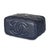 Navy Quilted Lambskin Top Handle Vanity Case With Chain For Sale In New York - Image 6 of 9