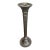 Vintage Hammered Metal Tall Taper Candle Holder Candlestick Silver Tone Decor For Sale