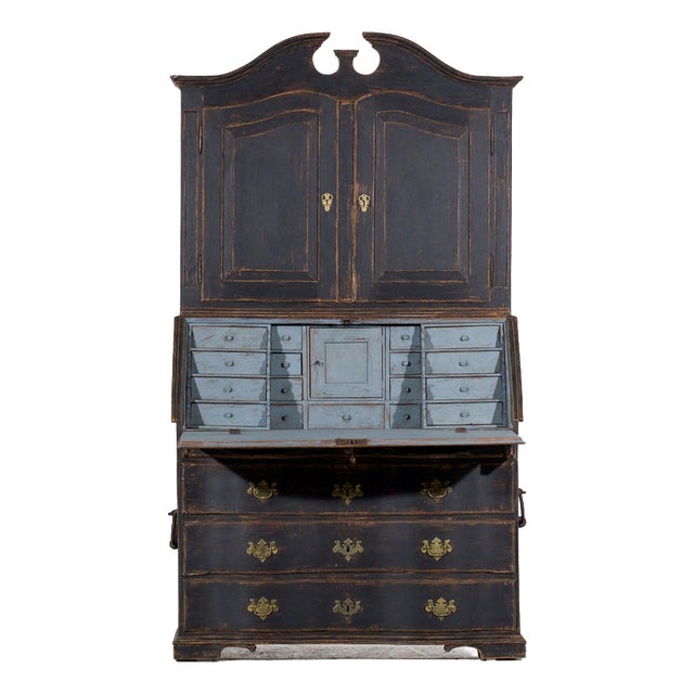 Antique Baroque Cabinet in Wood, 1800 For Sale