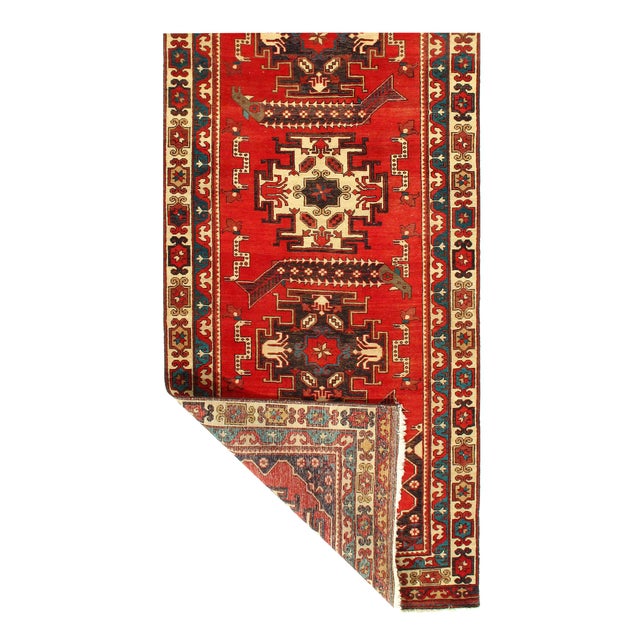 Antique Persian Heriz Rug, Country of origin: Persia, Circa date: First Quarter Of The 20th Century (1920’s) – A gorgeous...