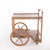 Brown Wooden Serving Cart in Oak, 1970s For Sale - Image 8 of 15