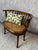 Brown Vintage Cane Armchair, 1940s For Sale - Image 8 of 12