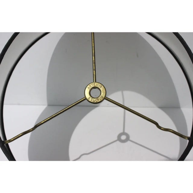 Metal Hollywood Regency Style Table Lamp For Sale - Image 7 of 13