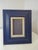Tabletop photo frame with a wide parchment border. This original vintage piece is designed by Aldo Tura. Photo space...