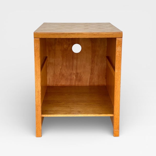 Pair of 1990s Oak Modular Utility Cabinets For Sale - Image 11 of 18