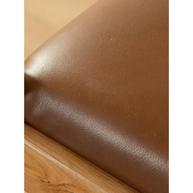 Brown Carimate Armchair by Vico Magistretti for Cassina, 1950s For Sale - Image 8 of 9