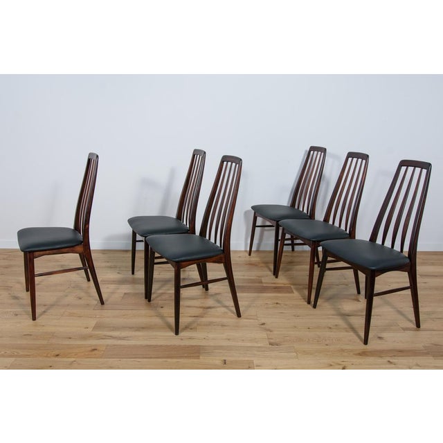 Wood Model Eva Dining Chairs by Niels Koefoed for Koefoed Hornslet, 1960s, Set of 6 For Sale - Image 7 of 18