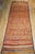Vintage Moroccan Rug, Hand-Knotted Wool, Geometric Pattern, Red & Lavender, 5’ X 13’ For Sale In Chicago - Image 6 of 14