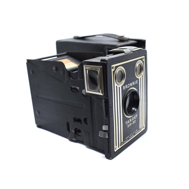 Authentic Art Deco 1940s Eastman Kodak Brownie Target Six-20 Box Camera For Sale - Image 9 of 9