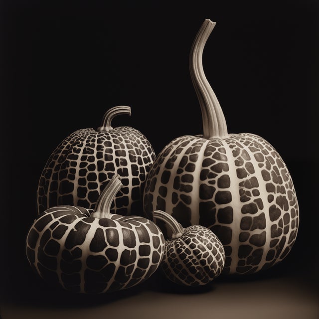Pumpkins No. 4 — Fine Art Botanical Photograph Print Pumpkins No. 4 is a sophisticated botanical fine art photograph...