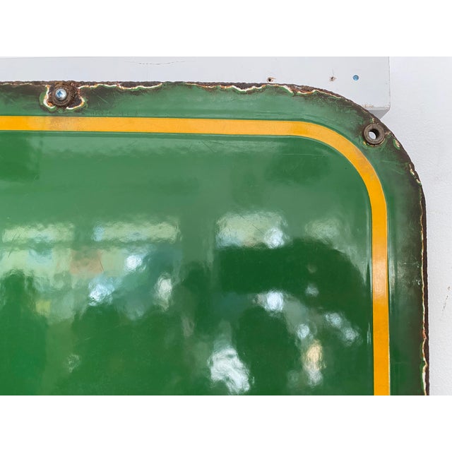 Large BP Energol Sign in Enamel, 1950s For Sale - Image 3 of 9